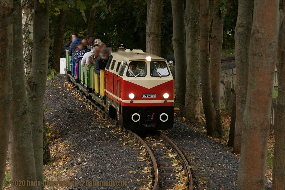 Parkbahn Vatterode Wippergrund Mansfeld Schleife Pioniereisenbahn Foto